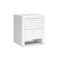 Baxton Studio Frey White Upholstered Modern Nightstand 98-4825 - alternate 1